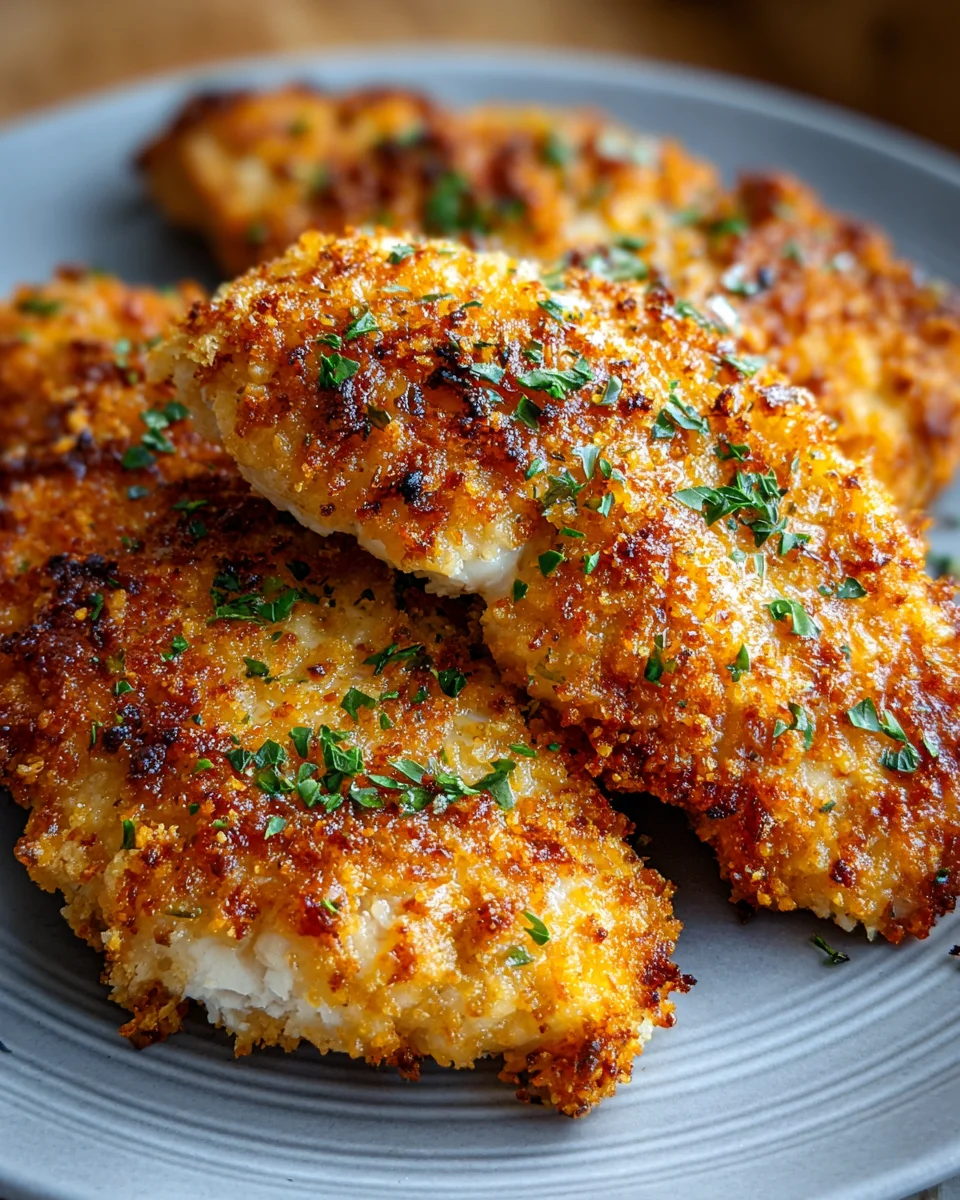 Air Fryer Parmesan Crusted Chicken