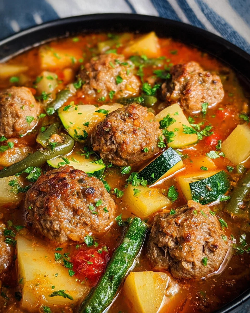 Albondigas Soup (Mexican Meatball Soup)