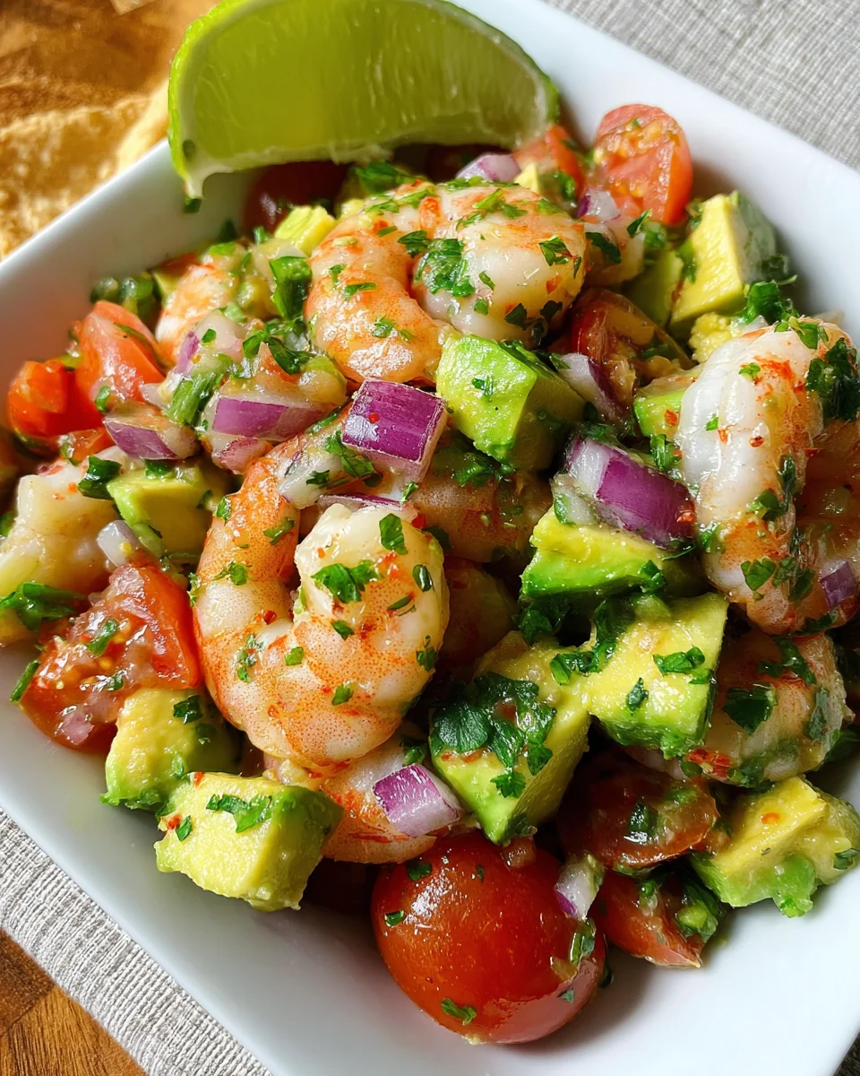Avocado Salsa Shrimp Salad 21 Avocado