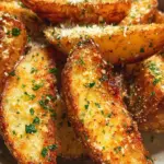Baked Garlic Parmesan Potato Wedges 16 Baked Garlic Parmesan Potato Wedges