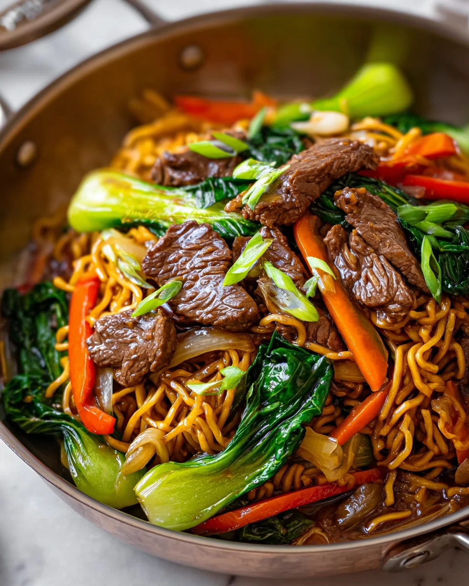 Beef Pan-Fried Noodles