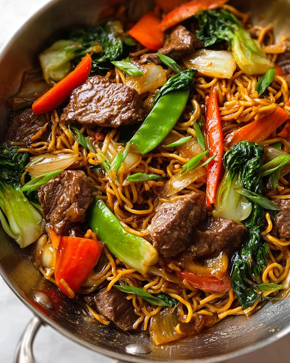 Beef Pan-Fried Noodles 28 Beef