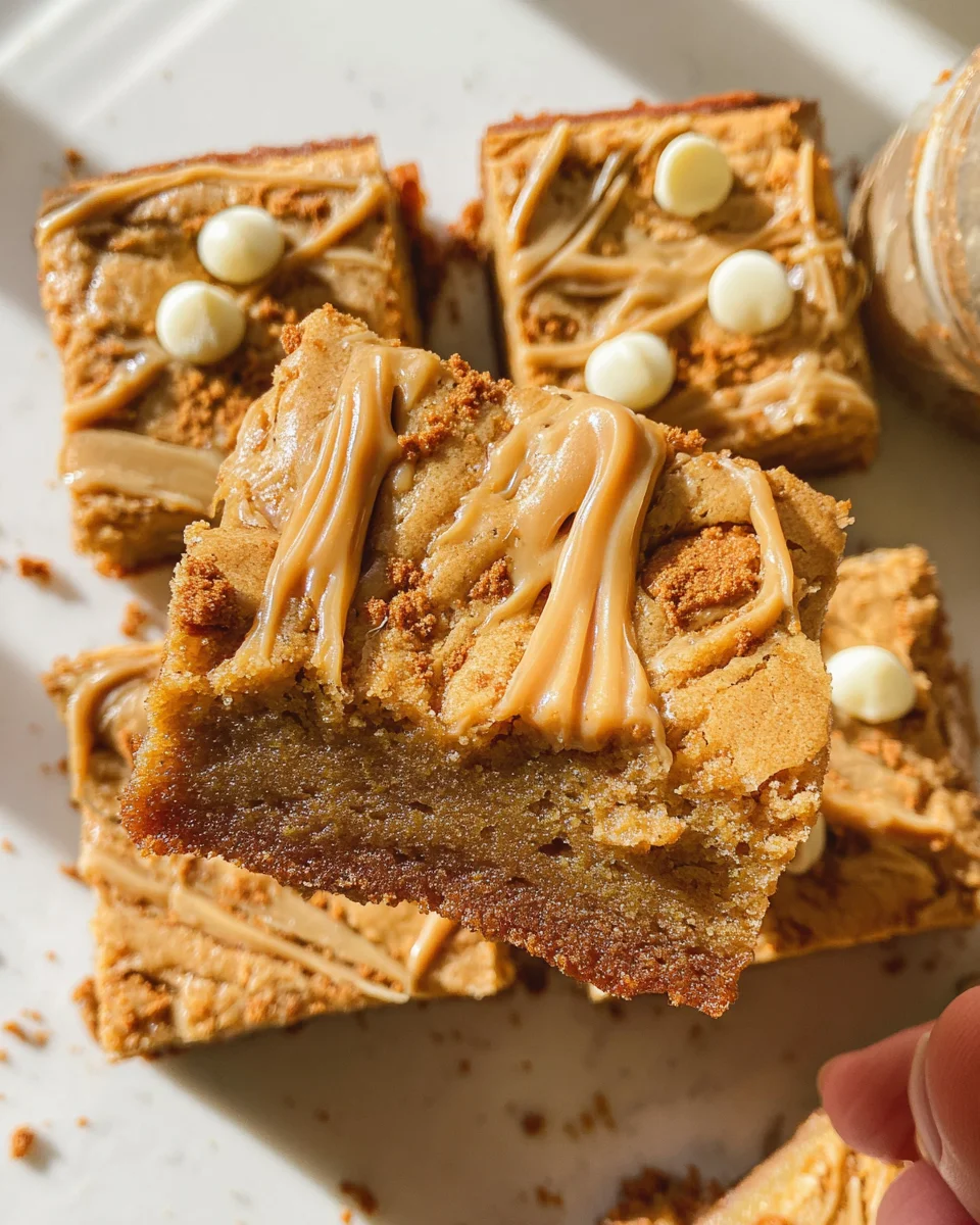 Biscoff Blondies