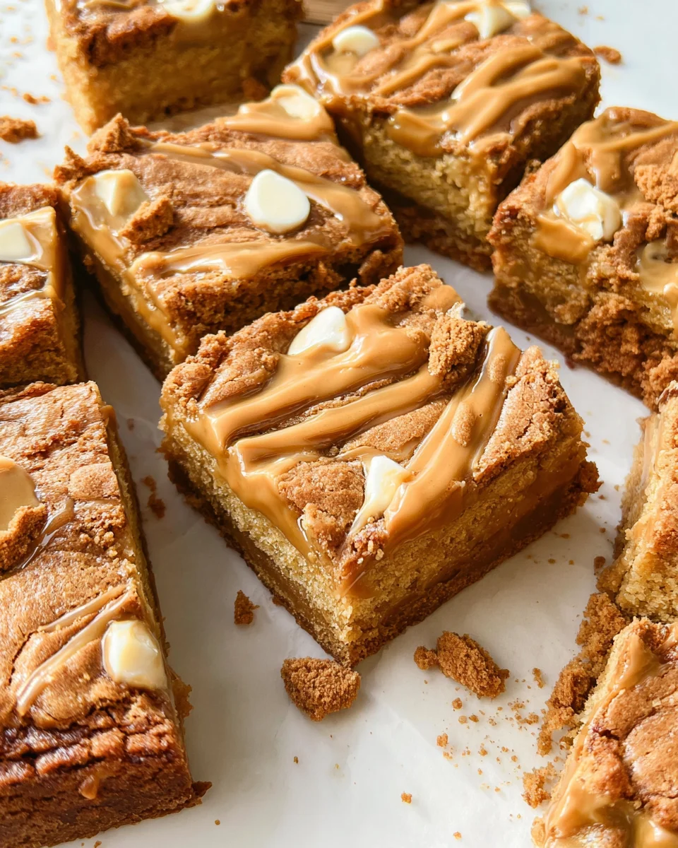 Biscoff Blondies 20 Biscoff