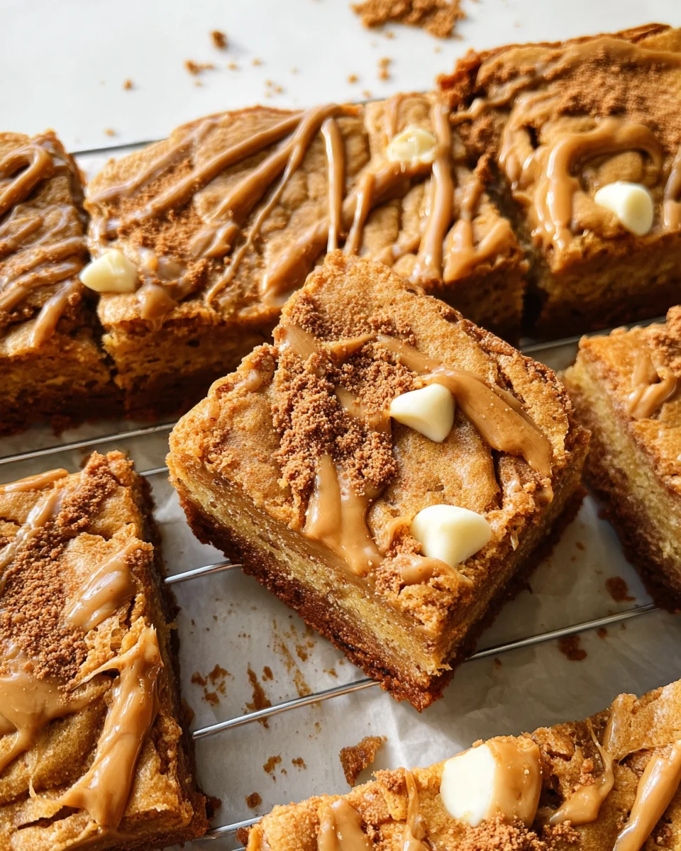 Biscoff Blondies 21 Biscoff