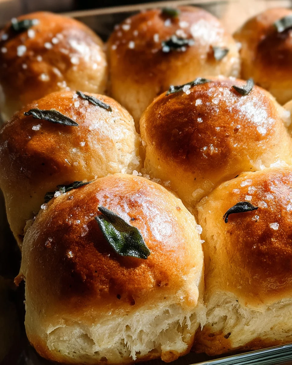 Brown Butter Sage Dinner Rolls 22 Brown