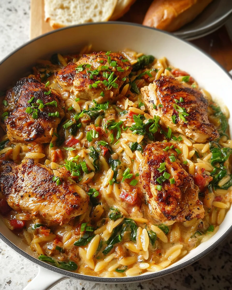 Cajun Chicken Orzo 20 Cajun