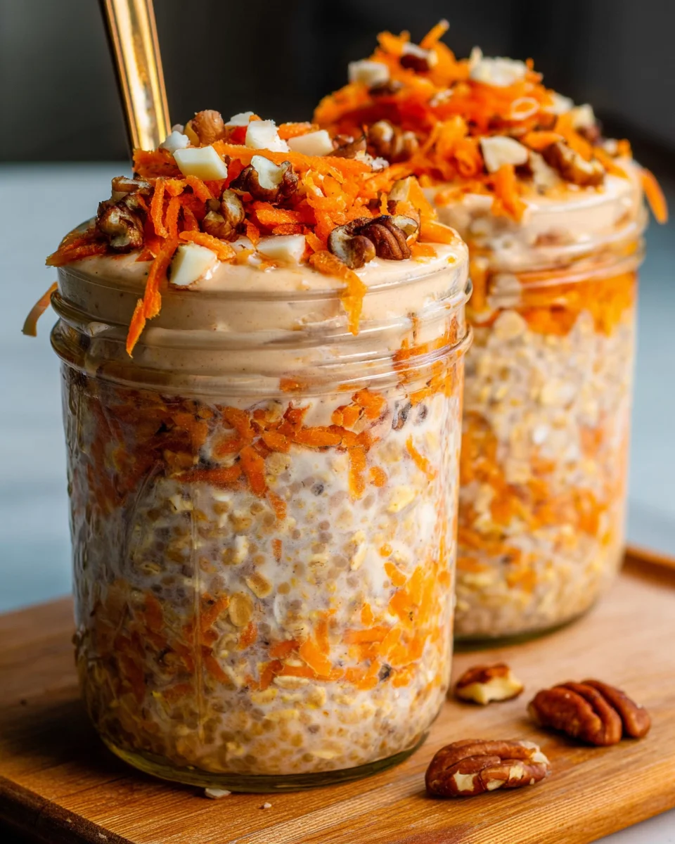 Carrot Cake Overnight Oats