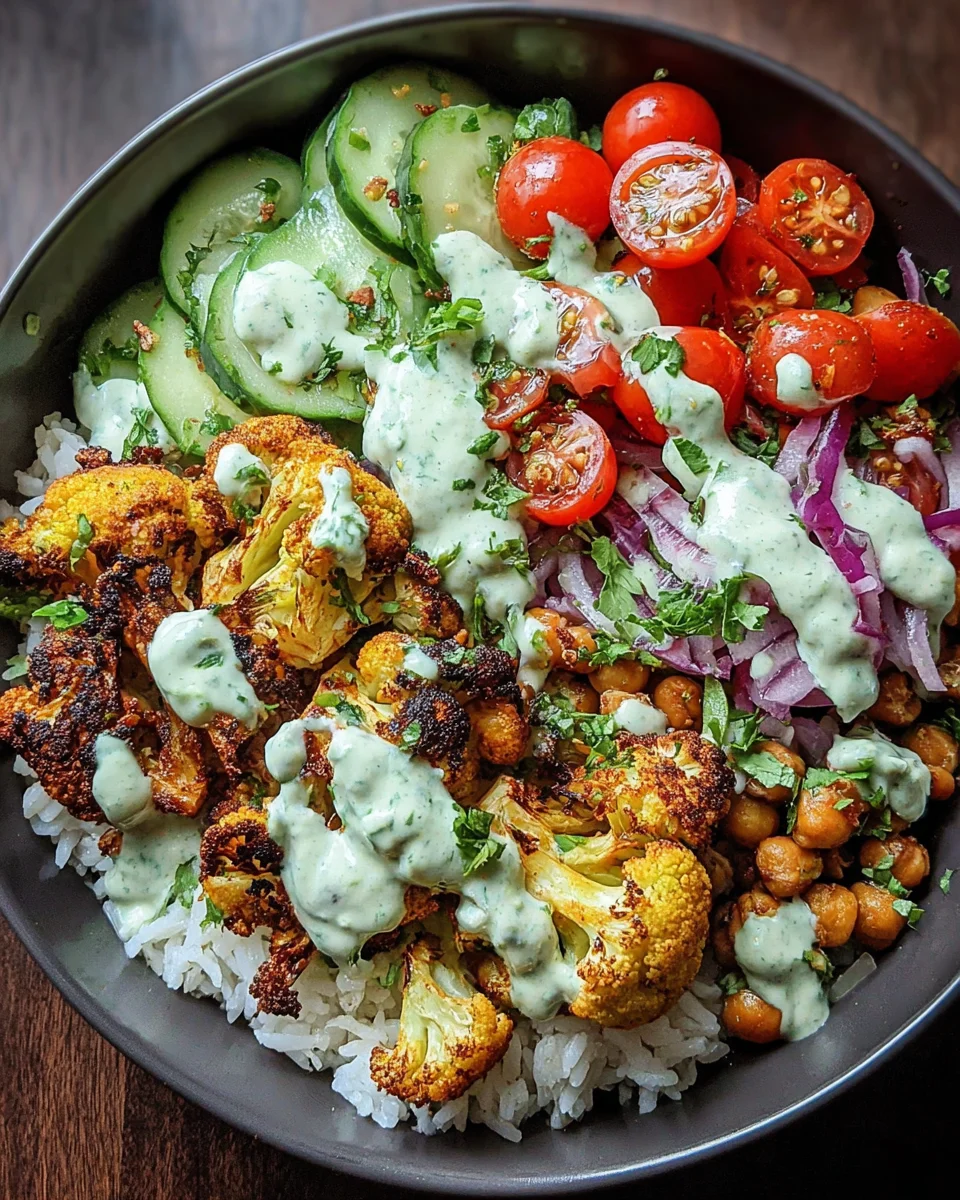 Cauliflower Shawarma Bowls