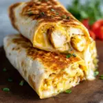 Cheesy Garlic Chicken Wraps 20 Cheesy Garlic Chicken Wraps