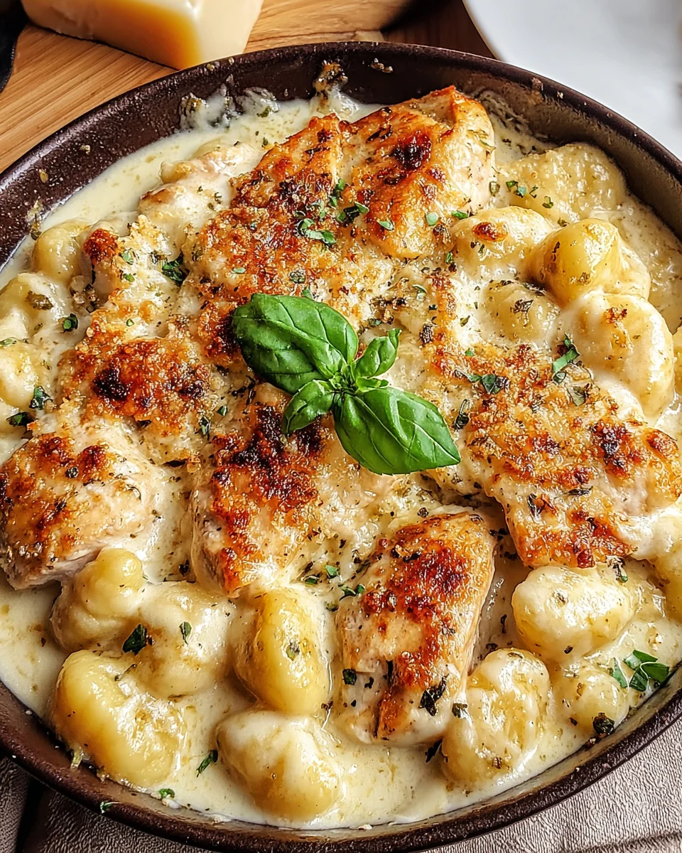 Chicken Alfredo Gnocchi