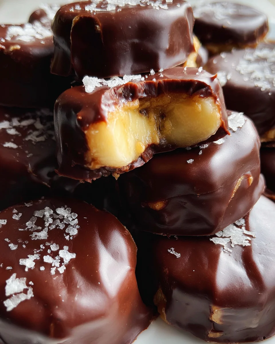 Chocolate Peanut Butter Banana Bites