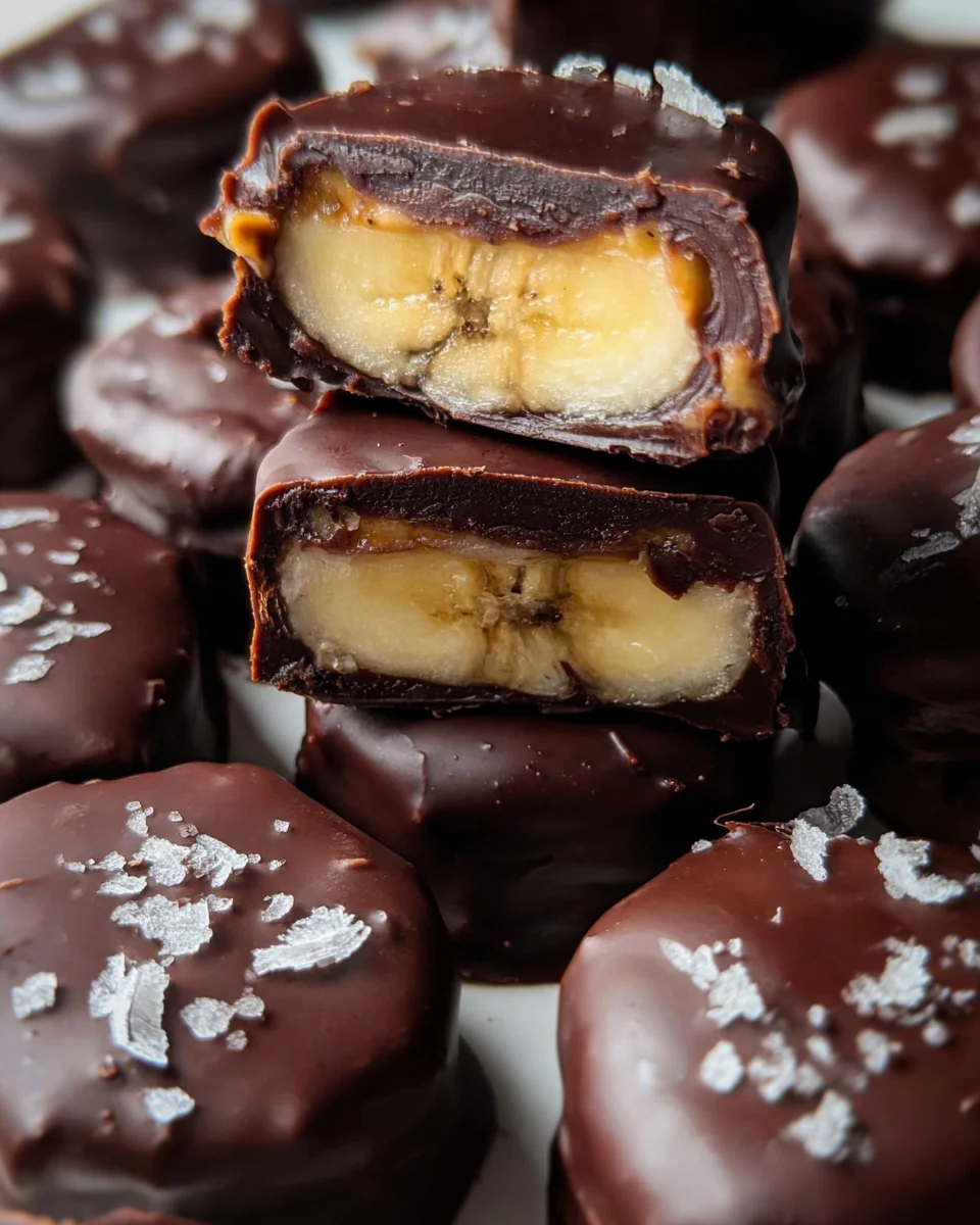 Chocolate Peanut Butter Banana Bites 14 Chocolate