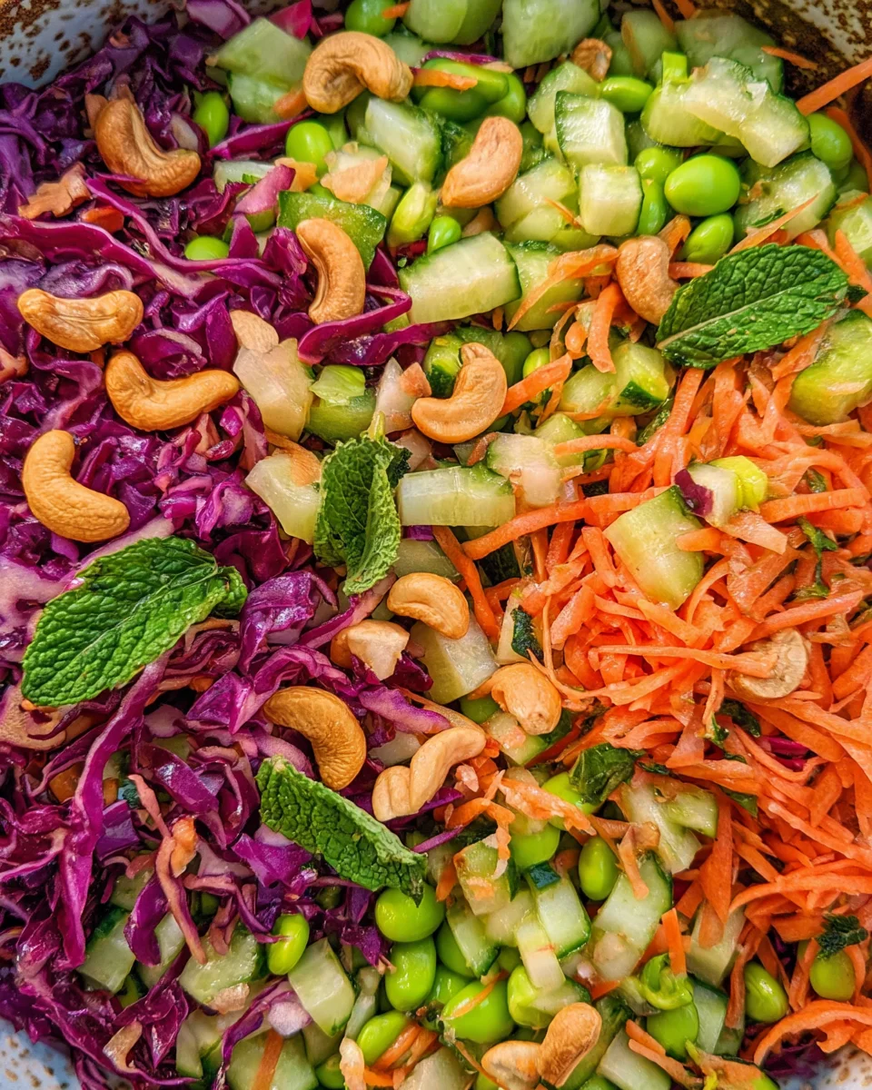 Chopped Asian Salad (Miso Dressing) 25 Chopped
