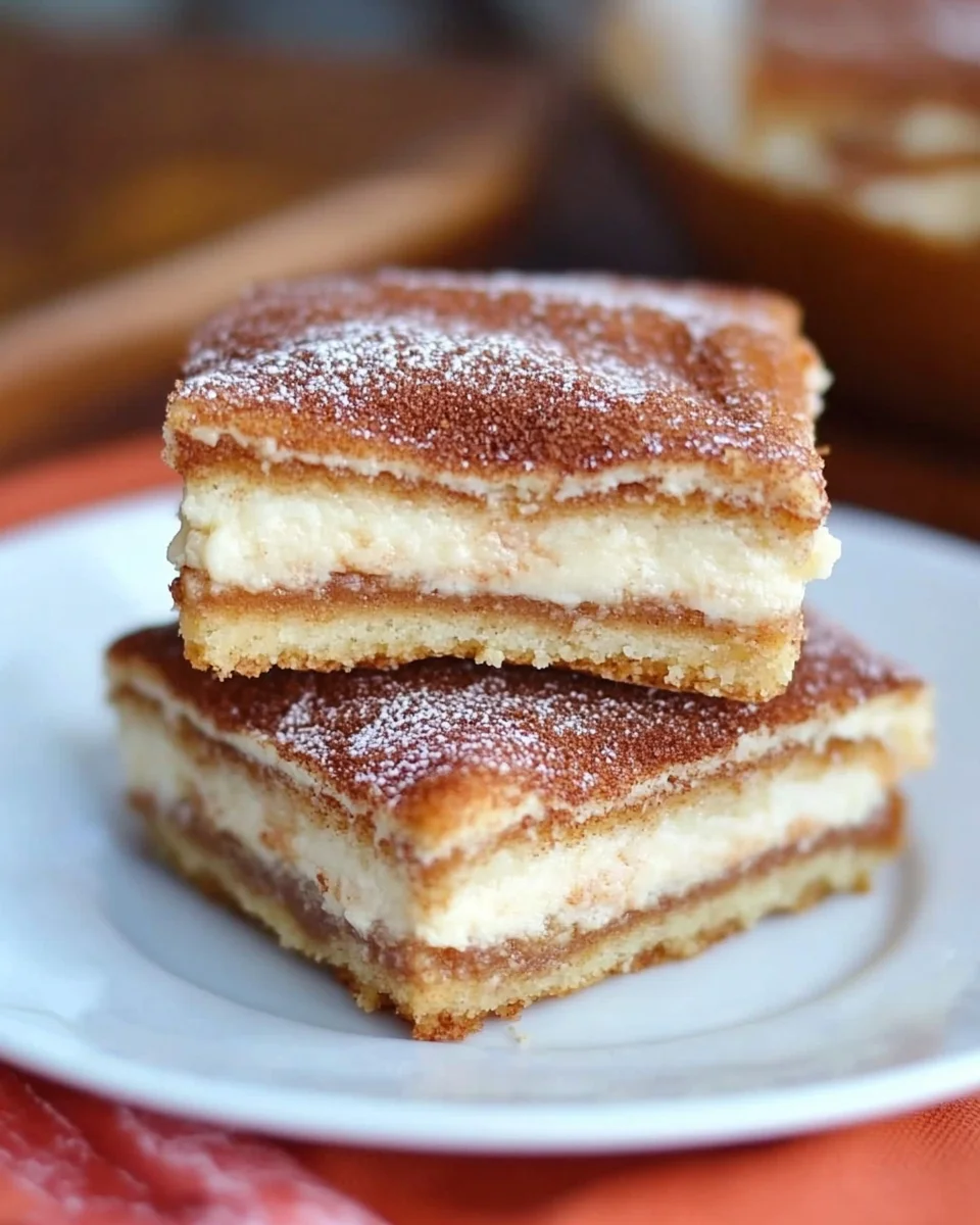 Churro Cheesecake Bars