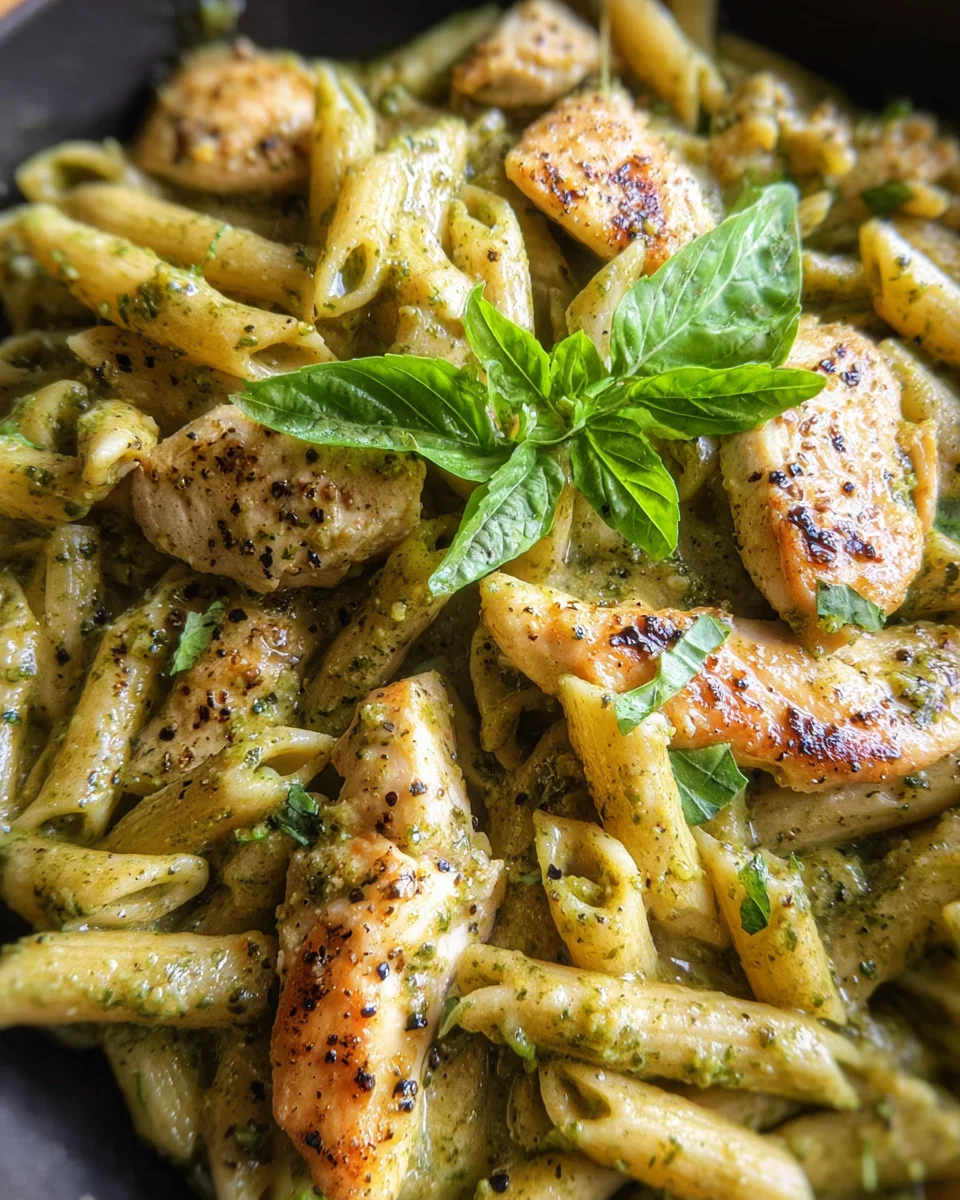 Creamy Chicken Pesto Pasta 22 Creamy