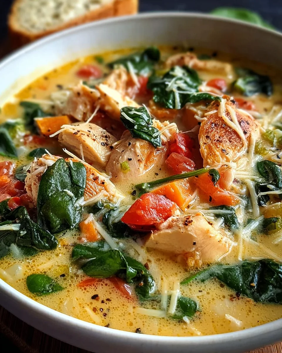 Creamy Tuscan Chicken Soup