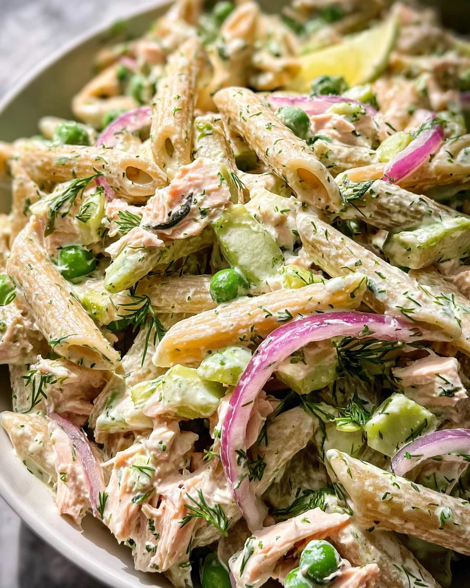 Creamy and Healthy Tuna Pasta Salad 18 Creamy