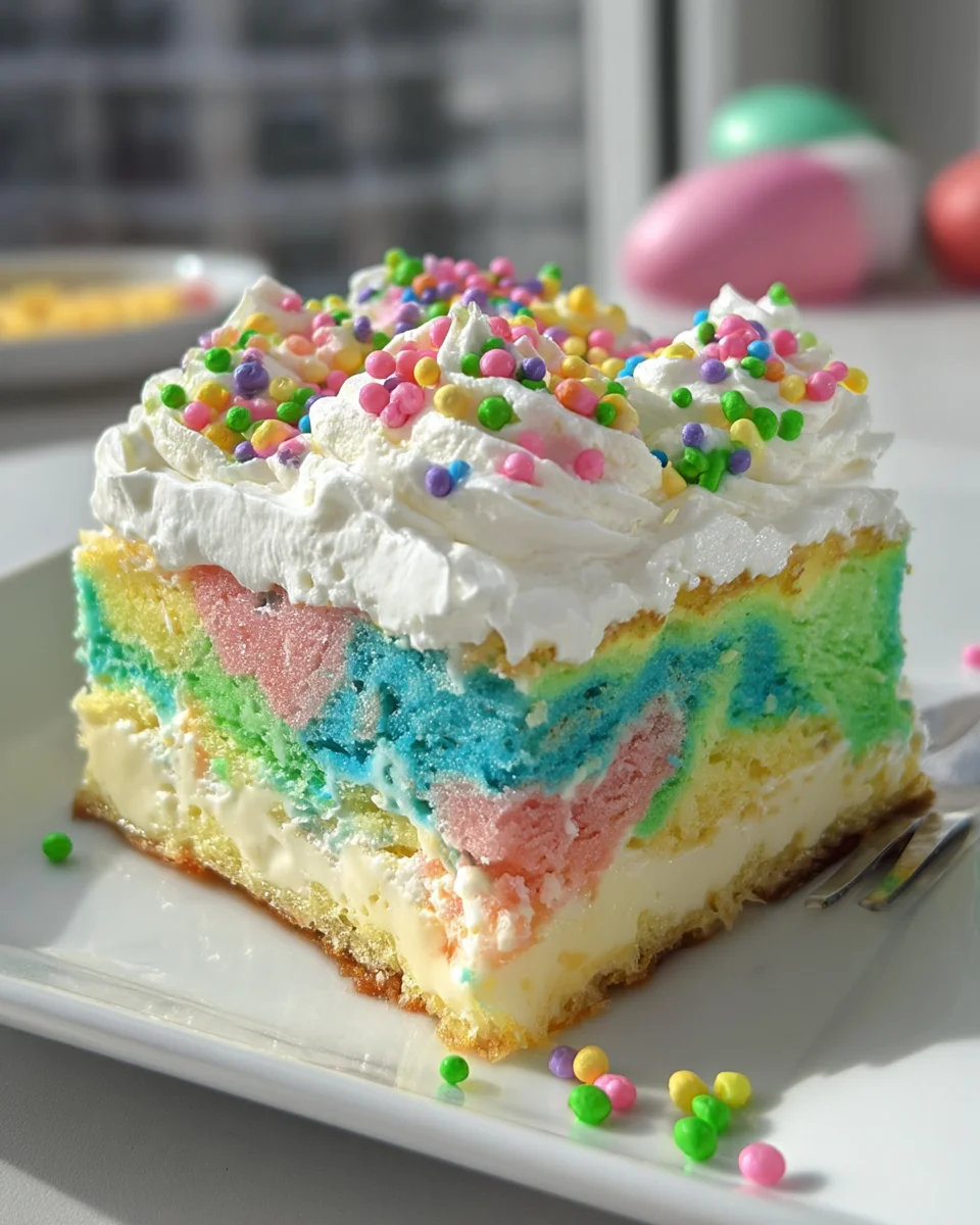 Easter Poke Cake