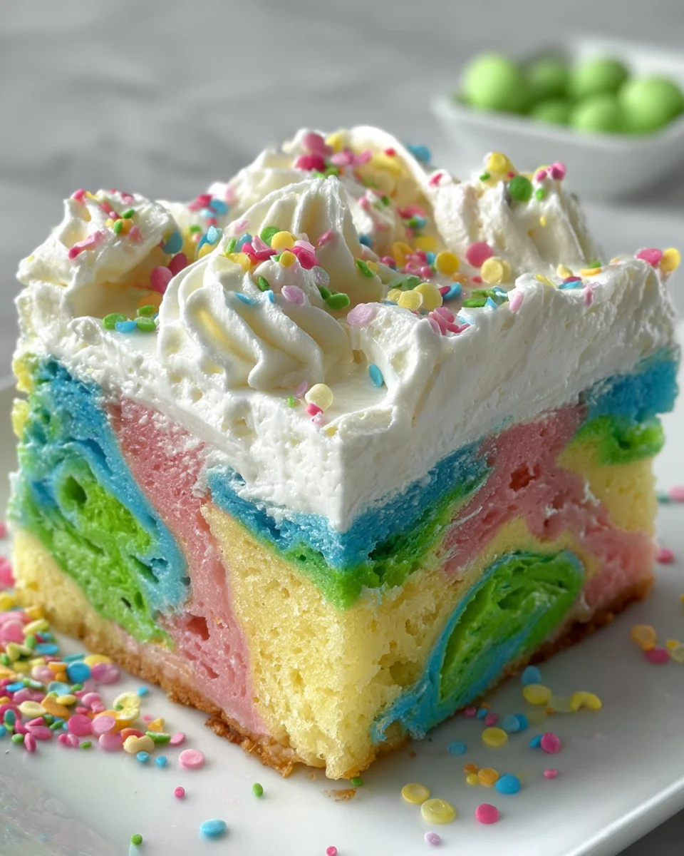 Easter Poke Cake 19 Easter