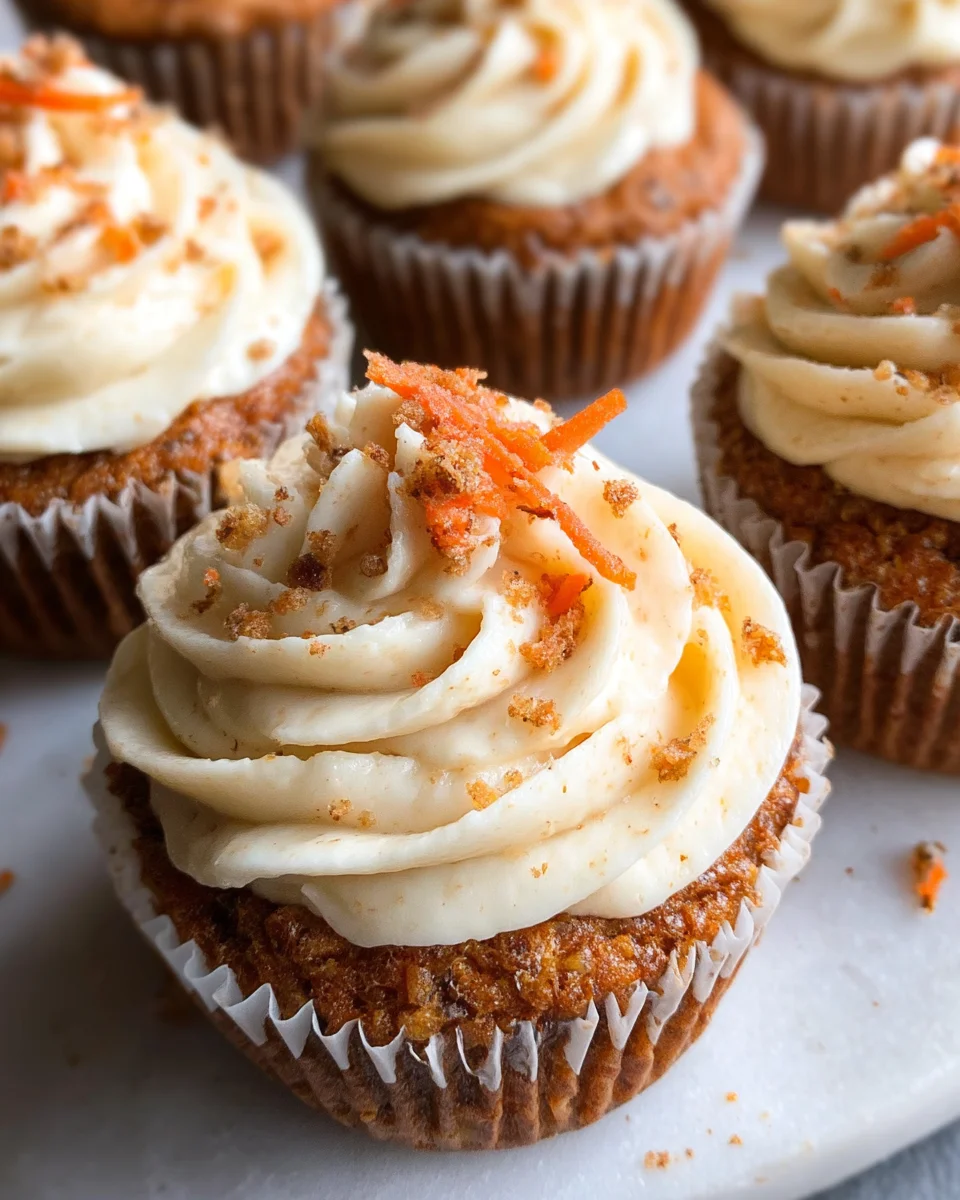 Easy Carrot Cake Cupcakes