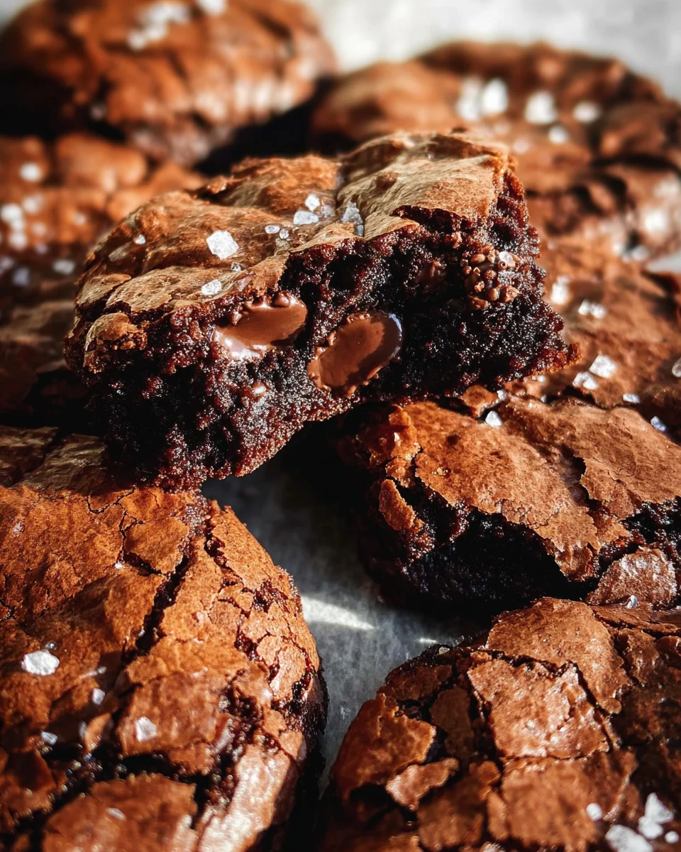 Fudgy Chewy Browkies (Brookies)