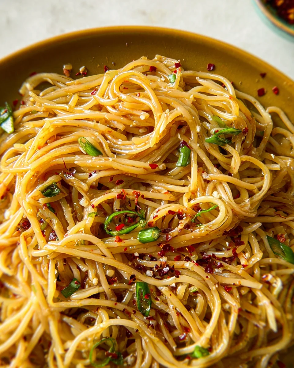 Garlic Sesame Noodles