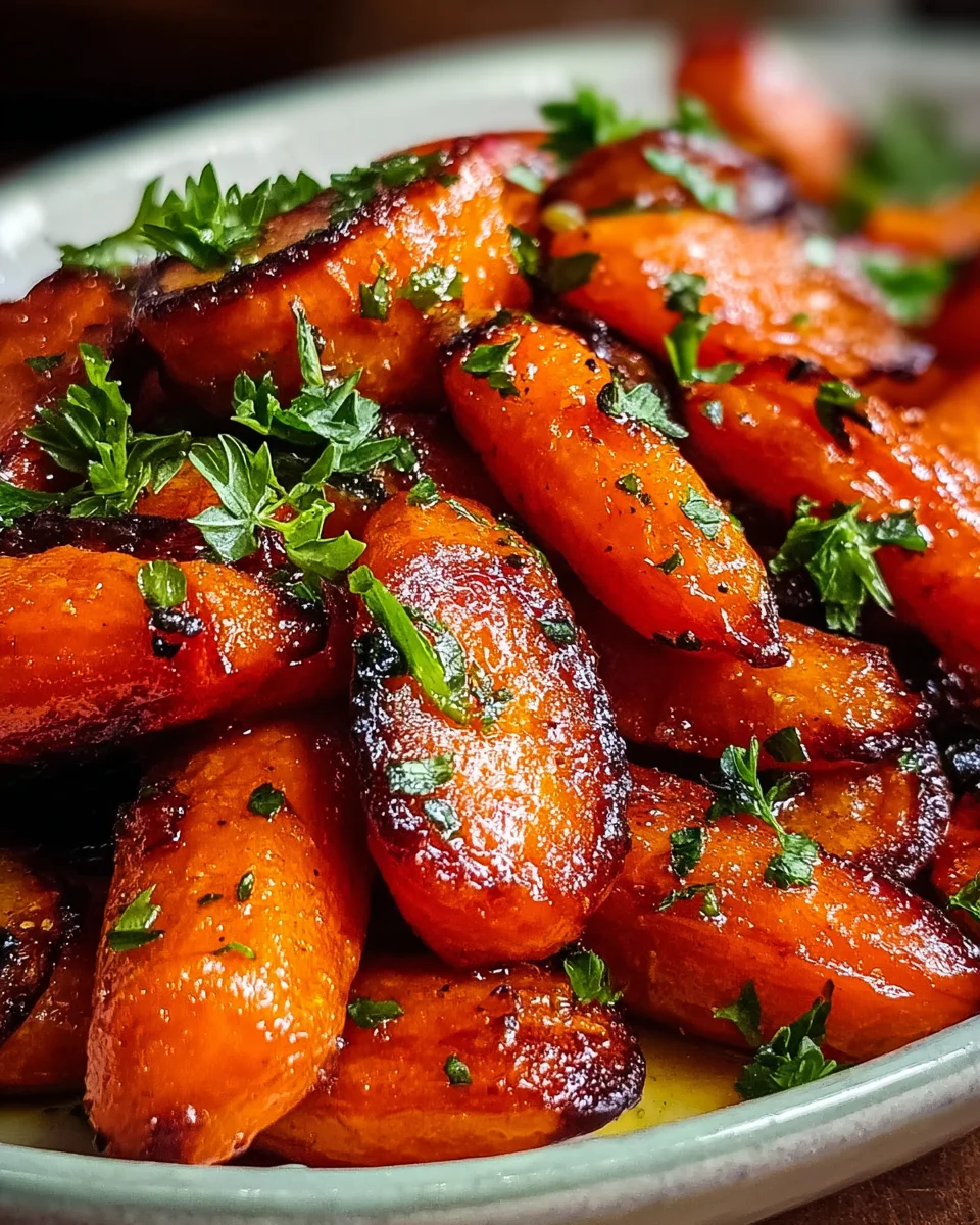 Glazed Roasted Carrots 16 Glazed