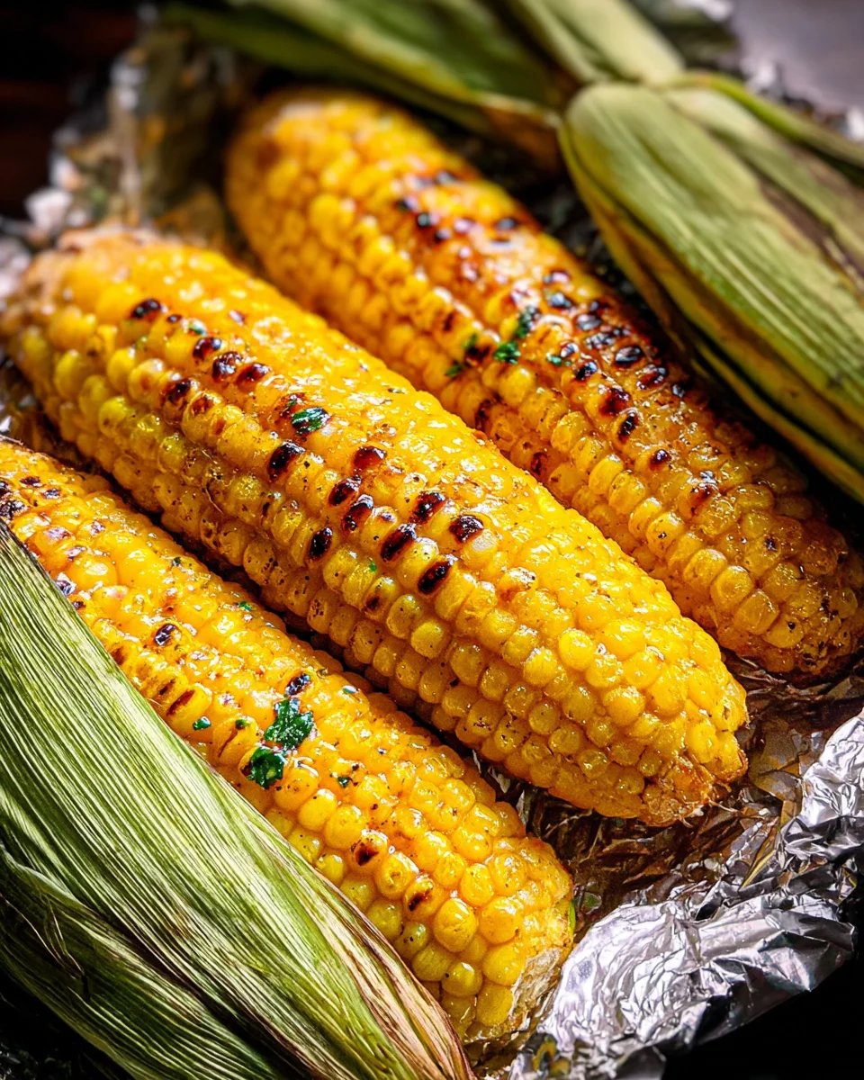 Grilled Corn on the Cob in Foil