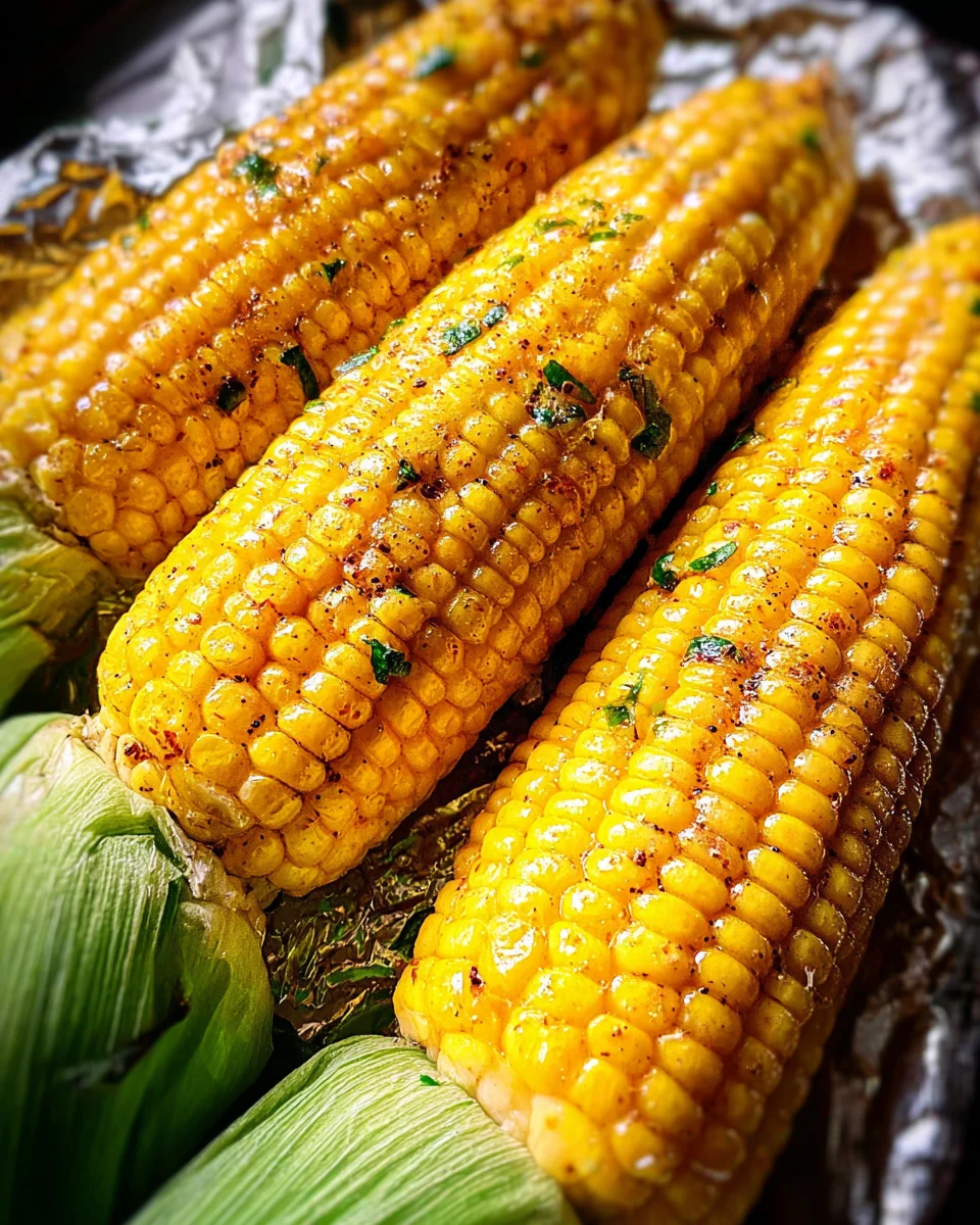 Grilled Corn on the Cob in Foil 17 Grilled