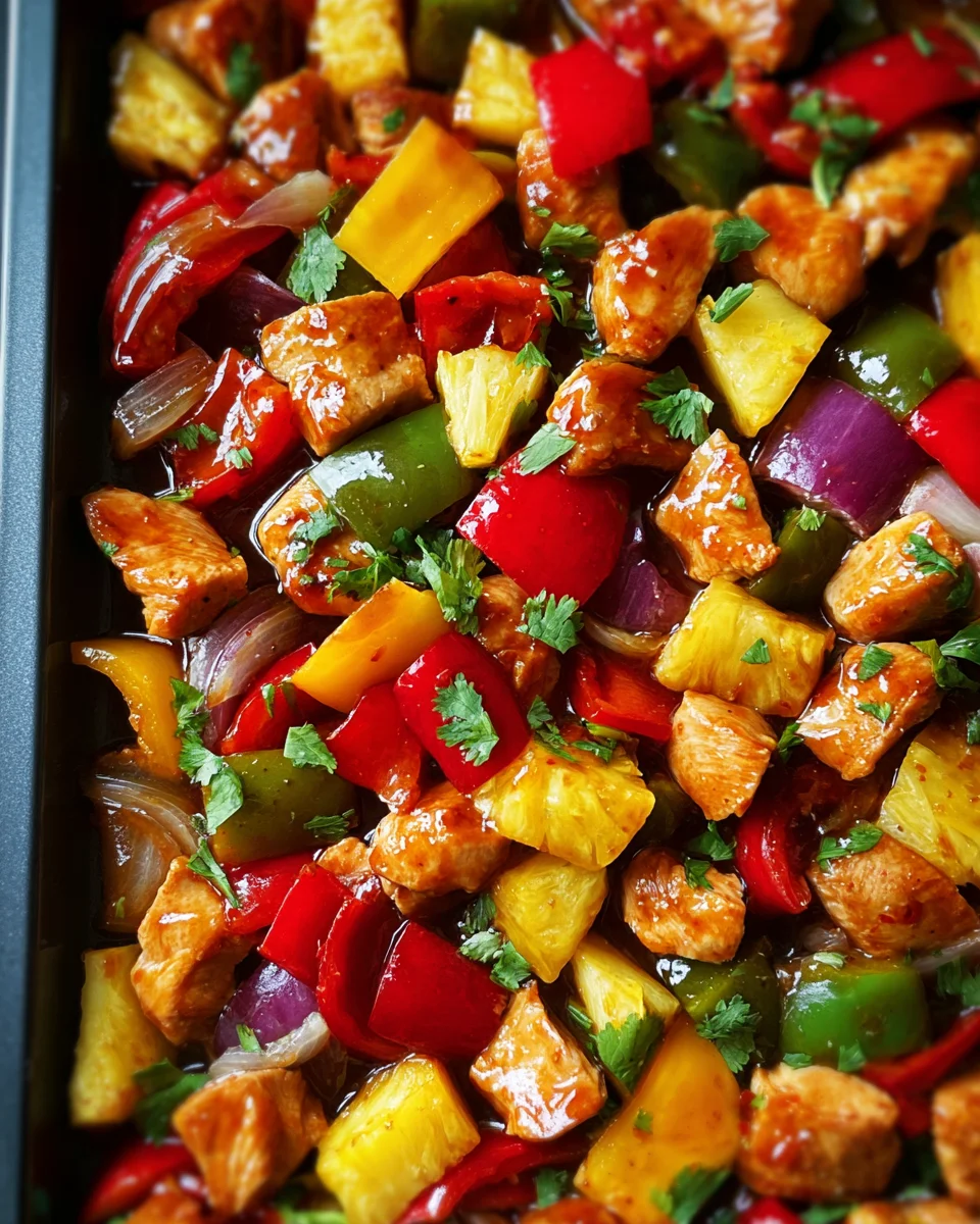 Hawaiian Chicken Sheet Pan 24 Hawaiian