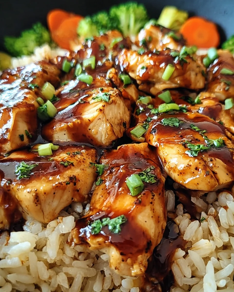 Honey BBQ Chicken Rice 23 Honey