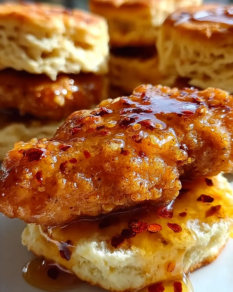 Hot Honey Chicken Biscuits 20 Hot