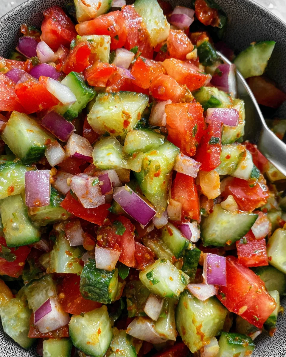 Indian Kachumber Salad 16 Indian