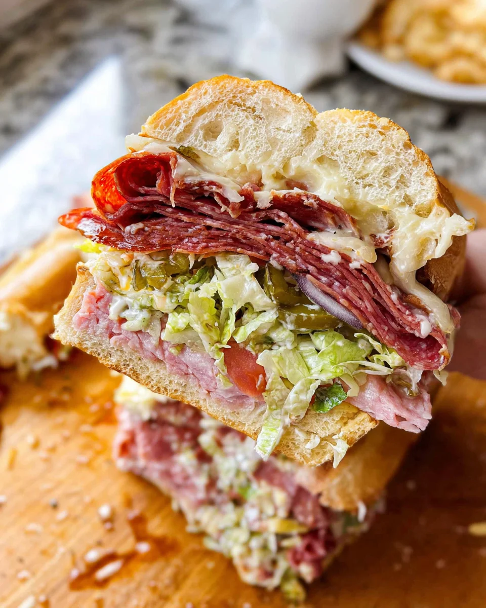 Italian Grinder Salad Sandwich (TikTok Viral Recipe) 23 Italian
