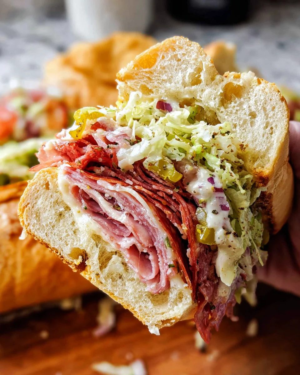 Italian Grinder Salad Sandwich (TikTok Viral Recipe) 24 Italian