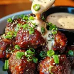 Korean BBQ Meatballs with Spicy Mayo Dip 20 Korean BBQ Meatballs with Spicy Mayo Dip