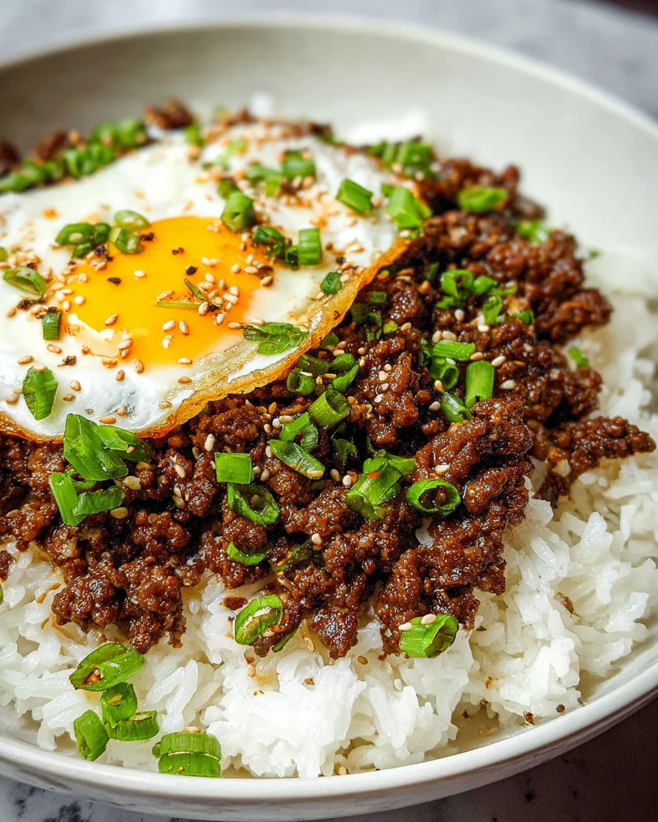 Korean Ground Beef Bowl (25-Minutes)