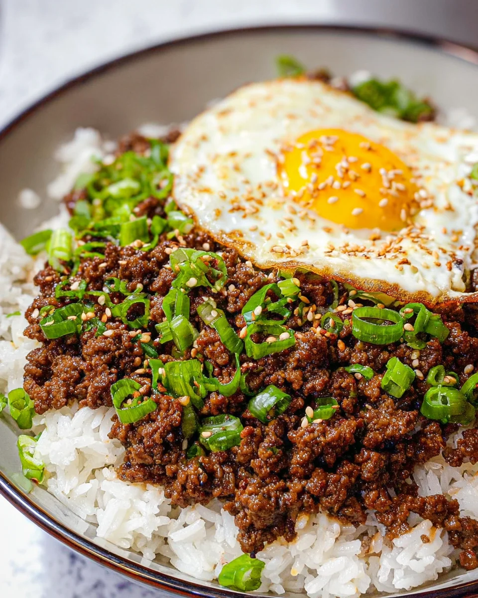 Korean Ground Beef Bowl (25-Minutes) 16 Korean