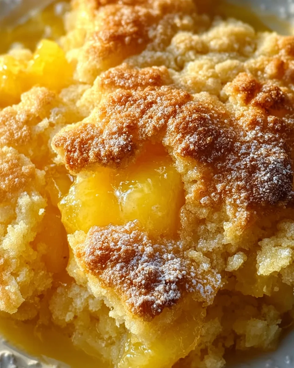 Magic Lemon Cobbler
