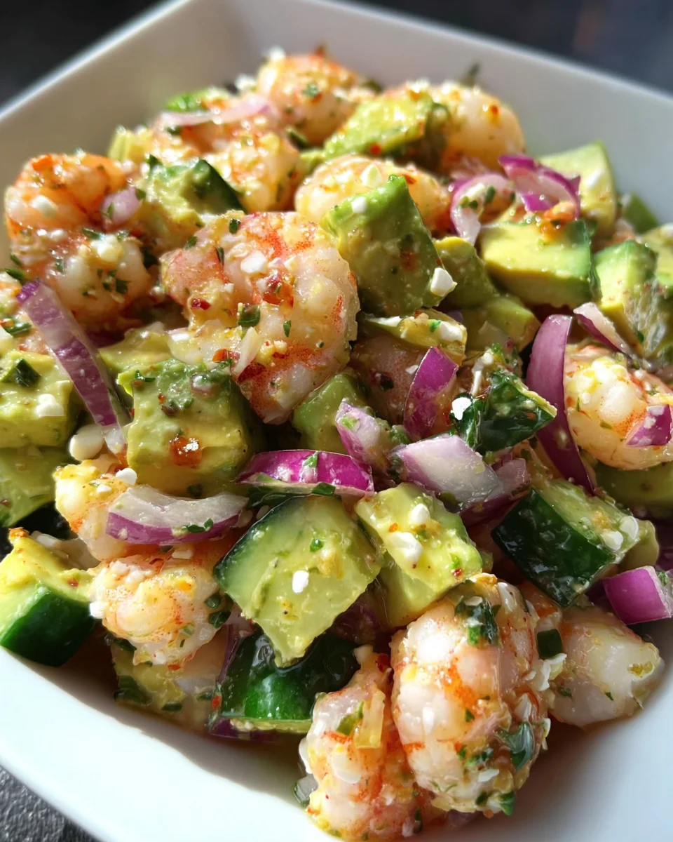 Mediterranean Keto Shrimp Salad