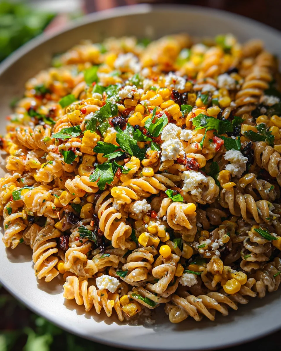 Mexican Street Corn Pasta Salad 24 Mexican