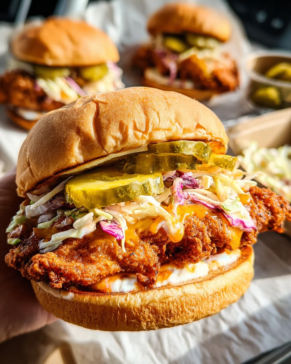 Nashville Hot Chicken Sandwiches 22 Nashville