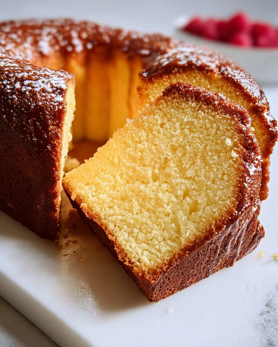Old Fashioned Pound Cake