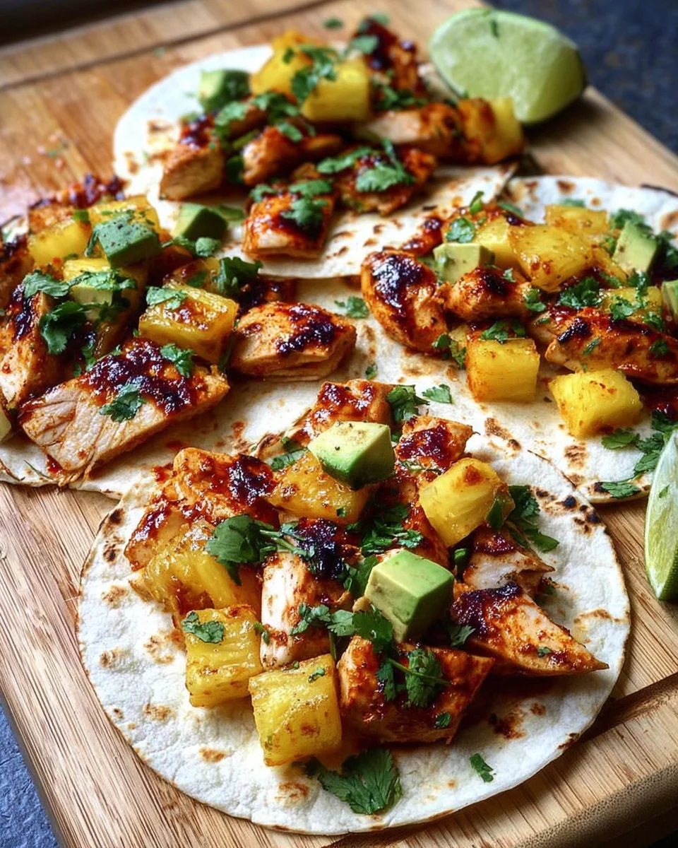 One Pan Chicken & Pineapple Tacos 19 One