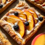 Peaches and Cream Puff Pastry Tart 23 Peaches and Cream Puff Pastry Tart