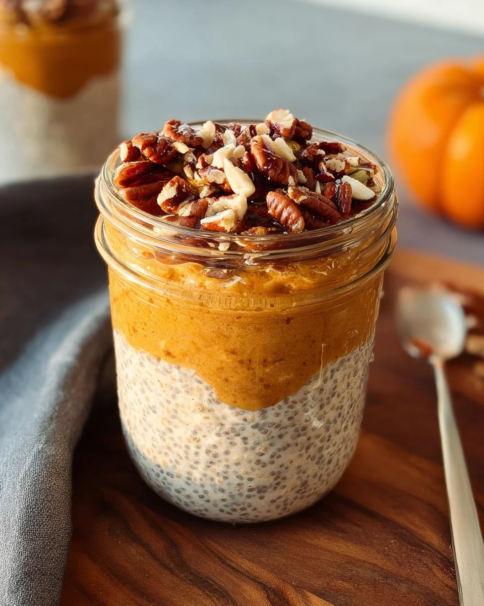 Pumpkin Overnight Oats Recipe