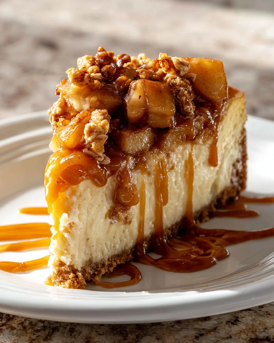 Salted Caramel Apple Pie Cheesecake 42 Salted