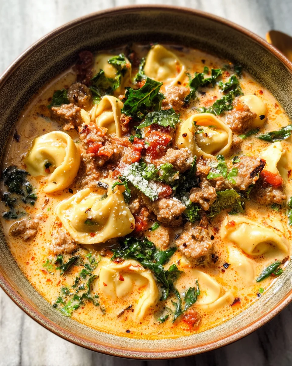 Sausage Tortellini Soup 22 Sausage Tortellini Soup