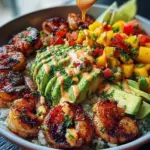 Shrimp and Avocado Bowls with Mango Salsa and Lime-Chili Sauce 18 Shrimp and Avocado Bowls with Mango Salsa & Lime-Chili Sauce